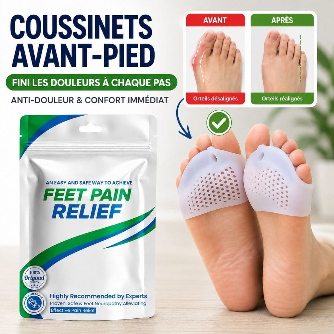 Coussinets avant-pied – Fini les douleurs à chaque pas