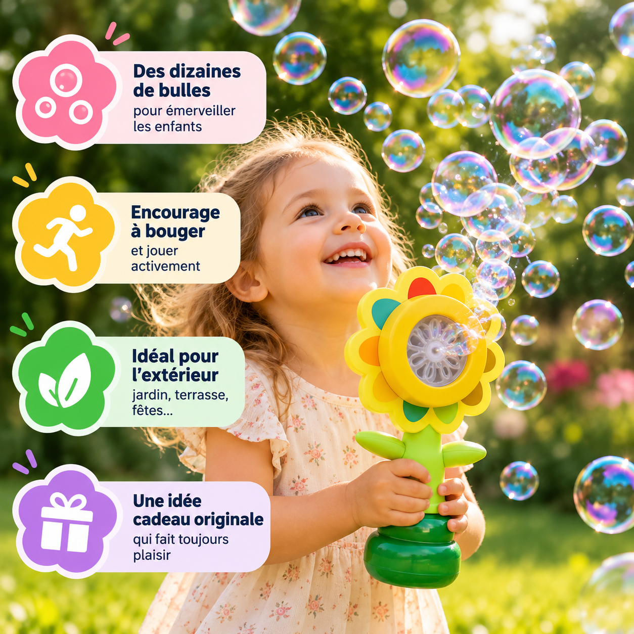Bubbla™ - Fleur à Bulles Dansante