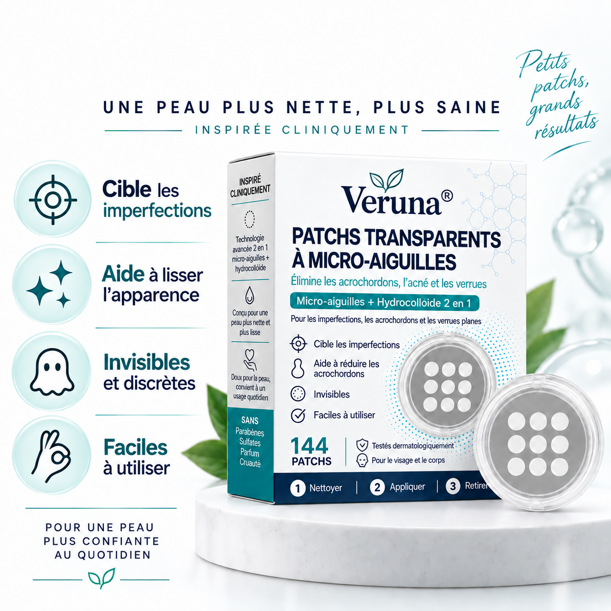 Skinalia™ – Patch Correcteur d’Imperfections en Relief
