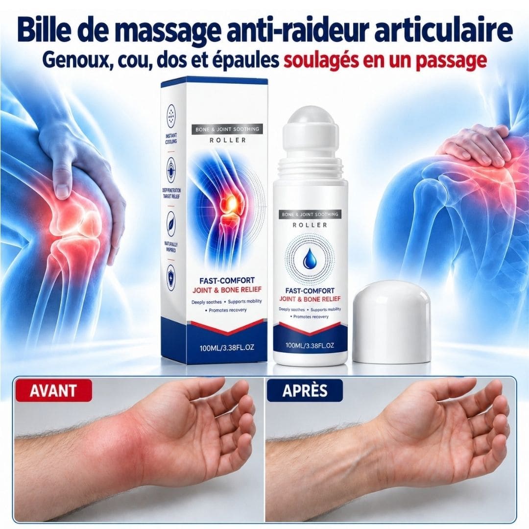 Bille de massage anti-raideurs – Articulations soulagées en un passage