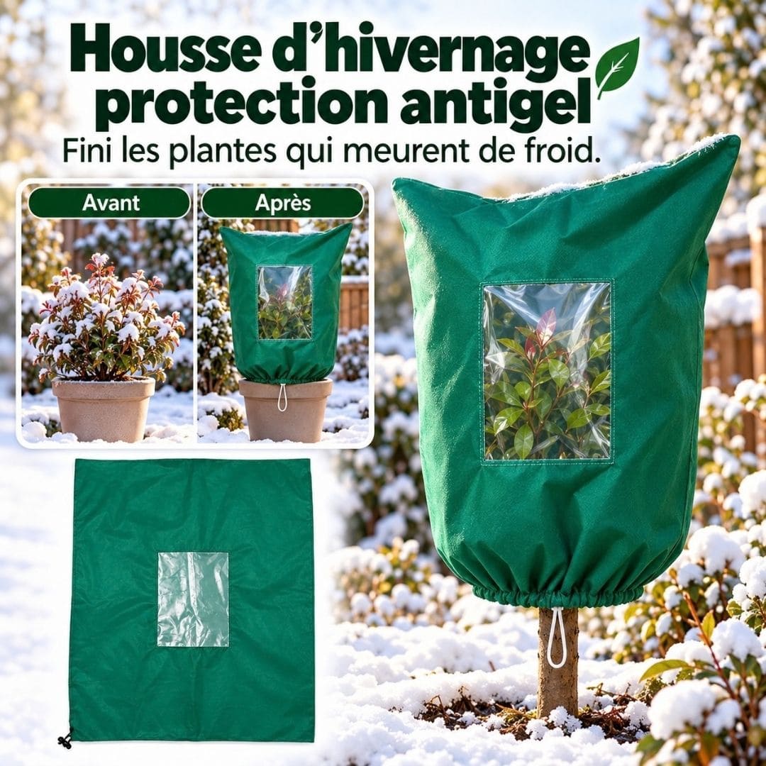 Housse d'hivernage protection antigel – Fini les plantes qui meurent de froid