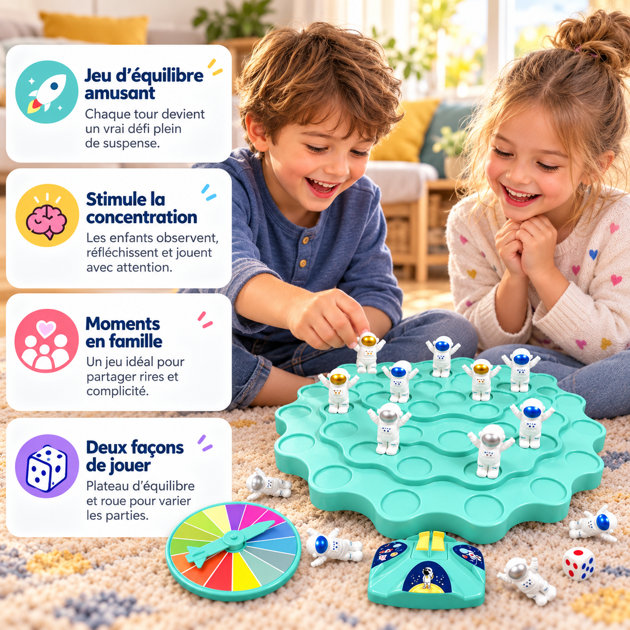 ASTROBALANCE™ – Jeu d’Équilibre des Astronautes