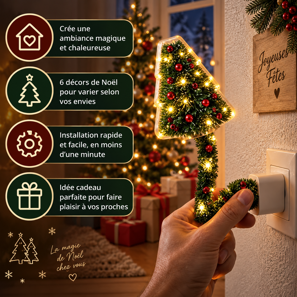 Nöella™ - Lampe Cocooning de Noël