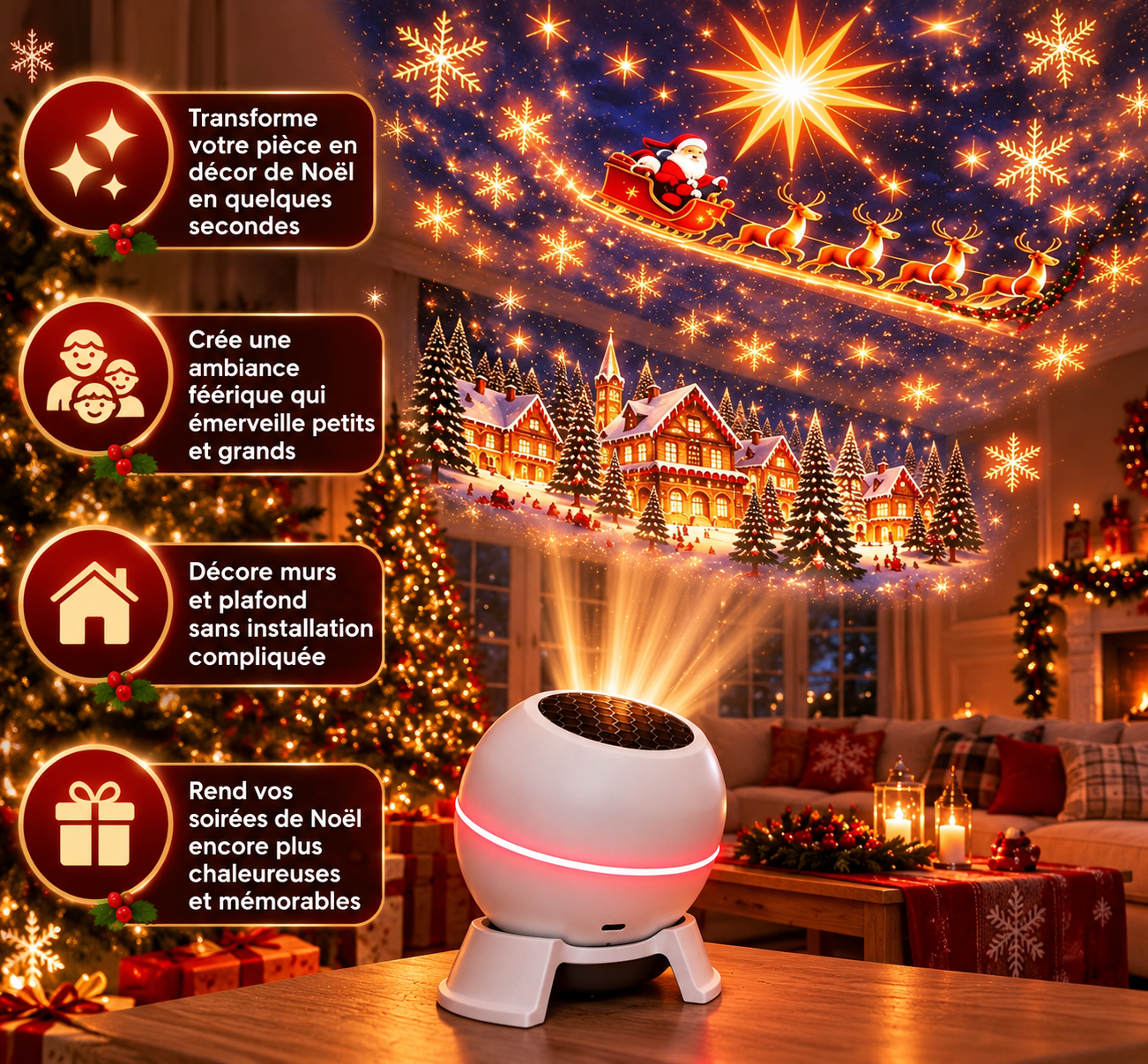 Noëlia™ - Projecteur de Noël