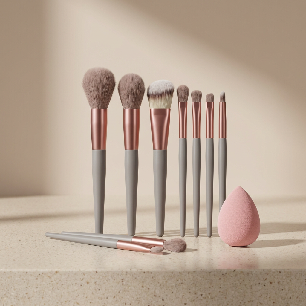VELURIA™ – Ensemble de Pinceaux de Maquillage Professionnels