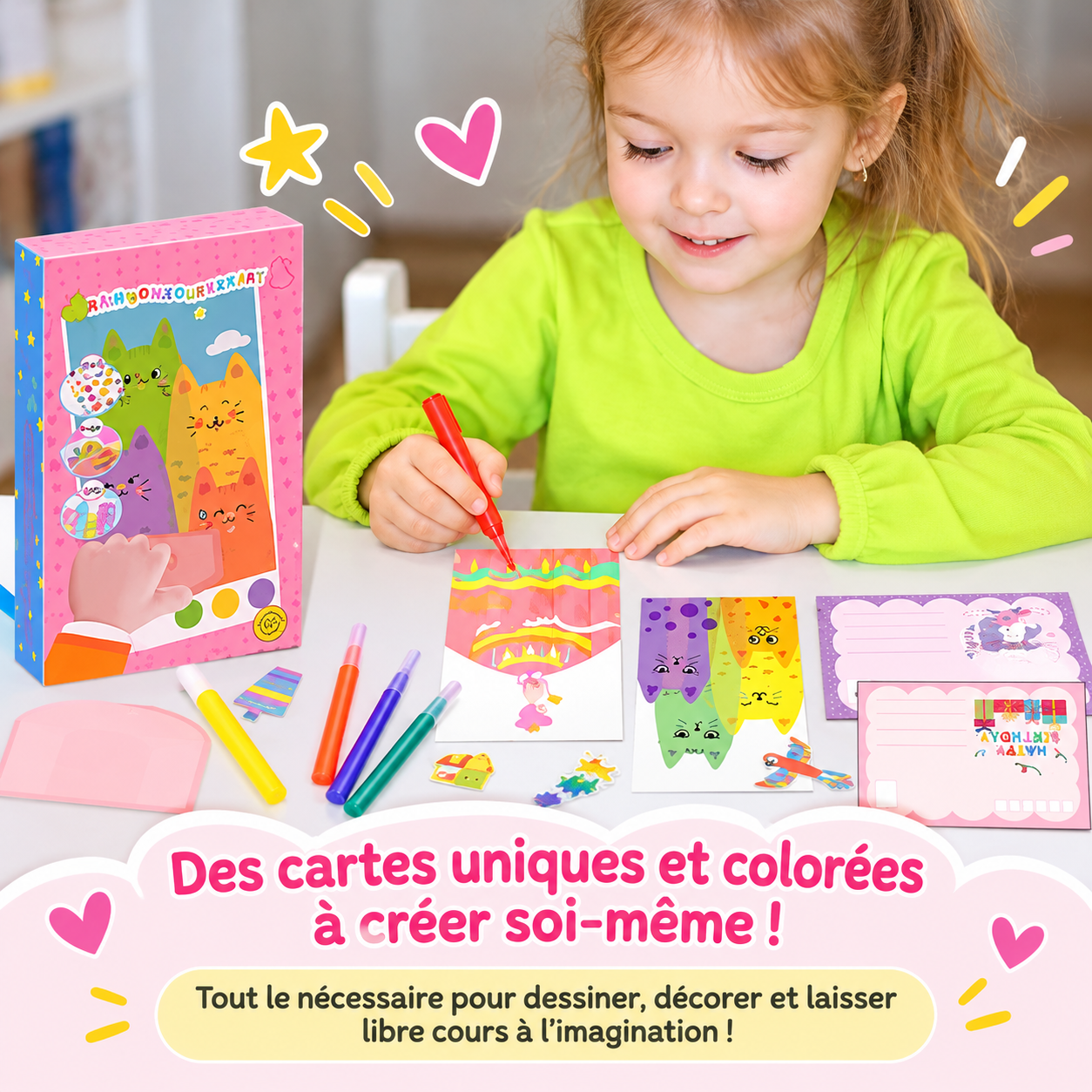 Créativa™ - Cartes Magiques Arc-en-Ciel à Créer