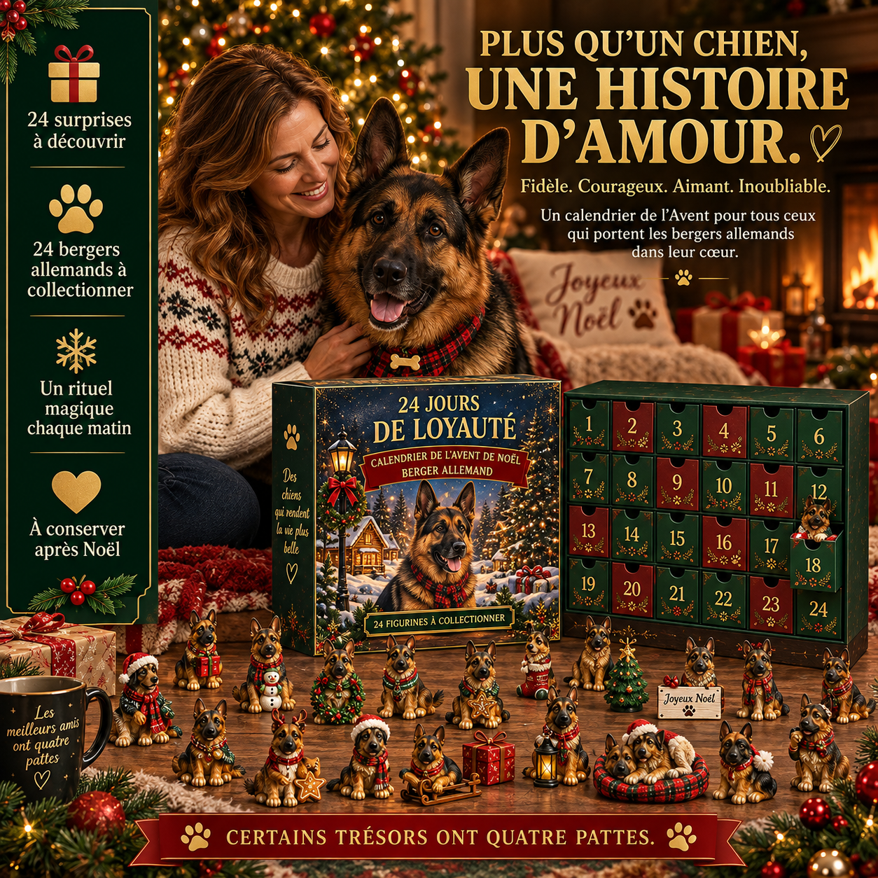 FIDÉLIA™ – Calendrier de l’Avent Berger Allemand